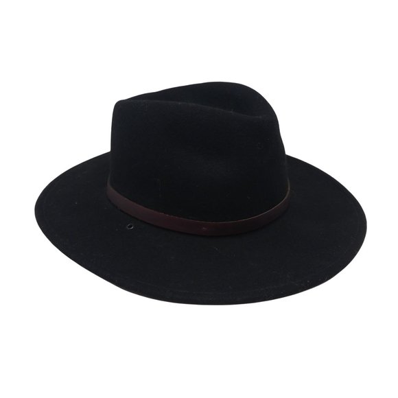 Rodeo King Other - Rodeo King Western Cowboy Hat Mens Large Black Wool Made in USA